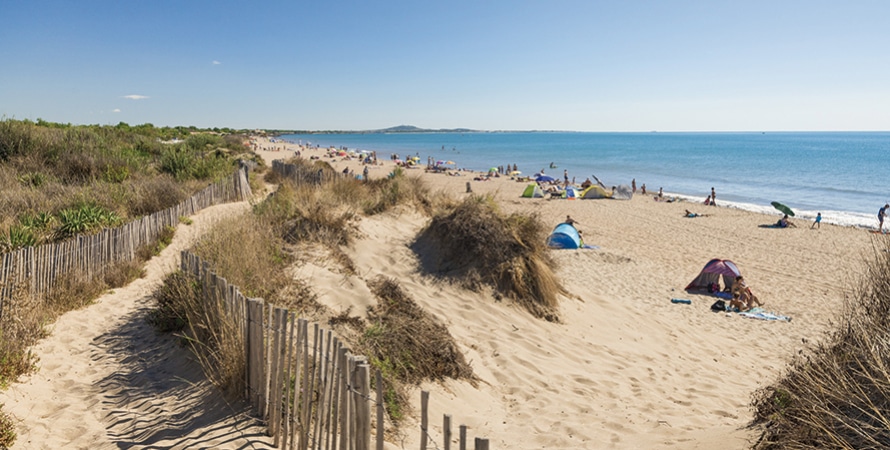 Les plus belles plages de l’Hérault, la plage du Bosquet à Portiragnes