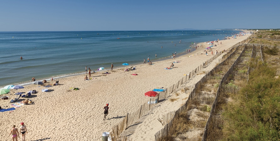 Les plus belles plages de l’Hérault, la plage de la Riviérette à Portiragnes